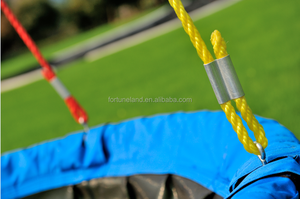 Altalena a Nido Rotonda in Metallo per Bambini FORTUNE LAND con Logo Personalizzato - Product Image 3