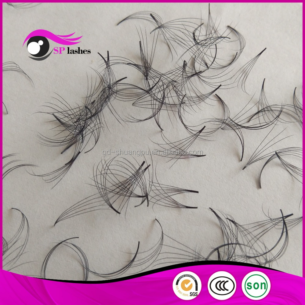 Premade Fans Volume Lâche Cils Lâche 3D 4D 5D Pbt Coréen synthétique Faux Cils Extensions En Vrac 2D 3D 4D 5D Volume Cils