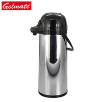 Pompe thermique à café 1900ml, acier inoxydable, conserve l'eau chaude, revêtement en verre, airman