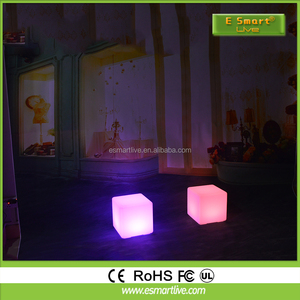 Plástico llevó cubo de silla, silla LED luz; Maravillosa Silla cubo de luz LED, <span class=keywords><strong>cambio</strong></span> de color mágico luz pequeña asiento - Product Image 5