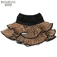 TONGYANG 14 Design Jupe de danse latine pour filles, robe de danse de salon Samba Chacha avec short intégré, mini-jupe pour enfants