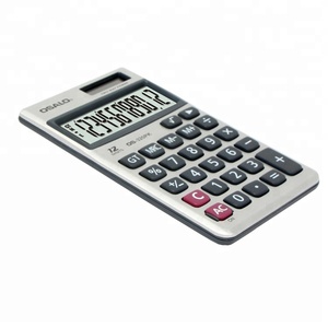 Chất lượng cao 12 chữ số năng lượng mặt trời Pocket mini máy tính dễ dàng để thực hiện nhựa bìa cho sinh viên và văn phòng kinh doanh sử dụng - Product Image 5