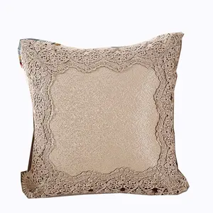 Bán Buôn Mới Nhất Polyester Jacquard Vuông Ren Thêu Sofa Trang Trí Nội Thất Cushion Covers