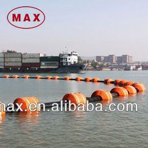Pontons flottants <span class=keywords><strong>anti</strong></span>-<span class=keywords><strong>ondes</strong></span> en polyéthylène orange vif avec coque en mousse de polyuréthane rigide - Flottabilité marine durable - Product Image 6