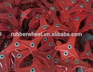 छह पहिया सीढ़ी चढ़ना ट्राली स्टील एल्यूमिनियम फ्रेम हाथ ट्रक - Product Image 6