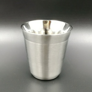 <span class=keywords><strong>Tasse</strong></span> Espresso Double paroi en acier inoxydable, 5.5 once, avec Logo personnalisé - Product Image 2