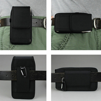 Pochette universelle pour téléphone en toile Oxford avec boucle de ceinture, sacoche de ceinture pour iPhone 13