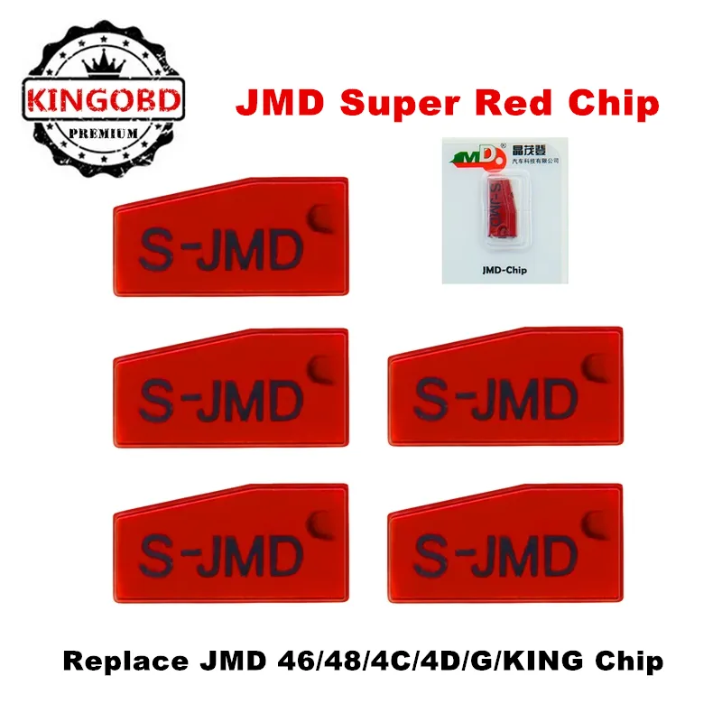 100% Originele Super Rode Transponder Chip Magic 4D 4C 47 48 T5 Jmd 46 Chip Transponder