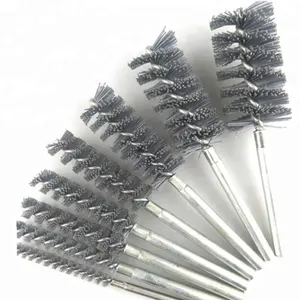 Abrasive Wire Pipe Cleaning Brush for Window Frame, Small Bottle, Test Tubes - as described, 16mm