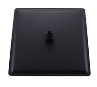 Pommeau de douche carré en acier inoxydable 304, finition Bronze frotté à l'huile, Super fin