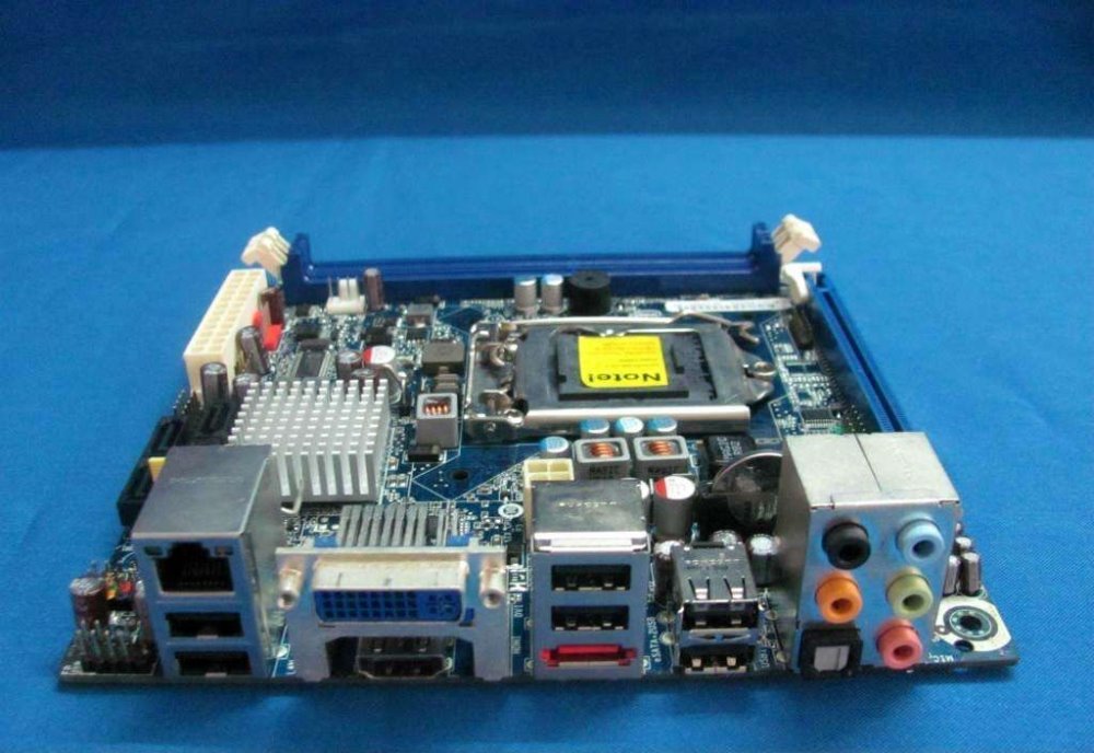 DH57JG Mini ITX LGA1156 Motherboard for Intel Core i3/i5, 1080p