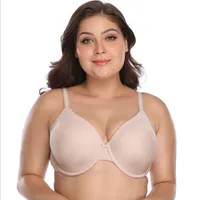 Large Breast Thin Cup J Cup Bra for Women, Breathable