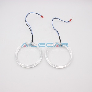 ALECAR Blue color Car led Ring Projector Crystal Angel Eyes per hid xenon projector lens light - Product Image 4