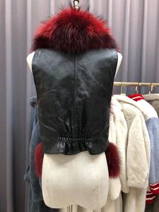 Simplee-gilet en fourrure de raton-laveur pour femme, vêtement féminin, respirant, à la mode, collection automne/hiver 2018