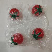 Jouet aquatique en TPR en forme de tomate de 5 cm, avec logo personnalisé, certifié EN71, pour les enfants de 3 ans et plus, en vente dans les distributeurs automatiques