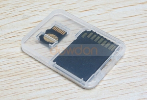 High Quality 2 in 1 Transparent Clear <strong>Memory</strong> Card Case Holder <strong>Box</strong> for SD TF Card - Product Image 2