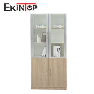 Ekintop semplice cinese godrej nero a parete custodia per libri design moderno libreria in legno libreria malesia