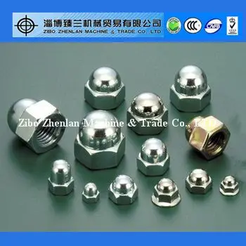 Wheel Nut Locks/Hex Cap Acorn Nut/Zinc Plated Dome Cap Nut Din1587