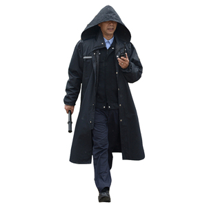 Impermeabile Pesante in Poliestere Antivento con Fodera e Nastro Riflettente, <span class=keywords><strong>Giacca</strong></span> <span class=keywords><strong>Antipioggia</strong></span> Rinforzata - Product Image 2