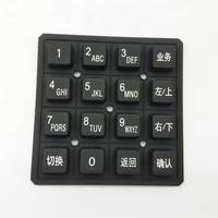 Teclado de Membrana de 16 Teclas con Matriz 4x4, Teclado de Goma de Silicona