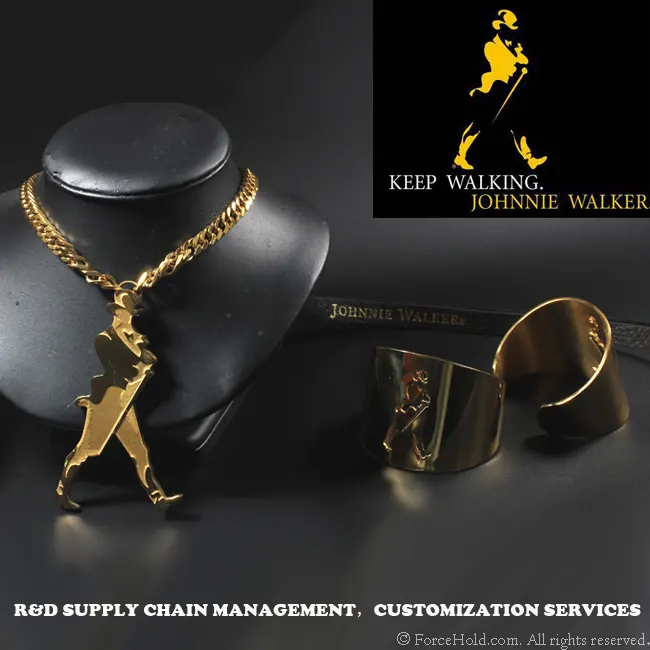 Giữ Đi Bộ Vòng Cổ Và Bangle Da Chủ Sở Hữu Rượu Vang Nồi Tùy Chỉnh Dịch Vụ Cho Johnny Walker Công Ty