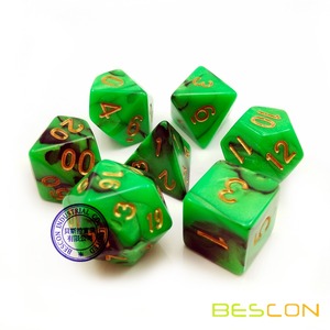תאומים RPG קוביות סט (שחור וכחול) תפקיד משחק משחק קוביות - Product Image 6