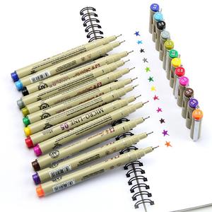 Micro <span class=keywords><strong>Fine</strong></span> Line Needle <span class=keywords><strong>Tip</strong></span> Liner Marker Vẽ Bút Để Tô Màu, Vẽ Tranh - Product Image 4