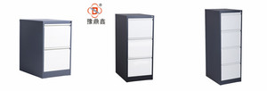 <span class=keywords><strong>Rangement</strong></span> 2 couleurs bon marché utilisé pour le bureau Mobilier de bureau en acier à abattre Classeur vertical à 4 tiroirs - Product Image 2