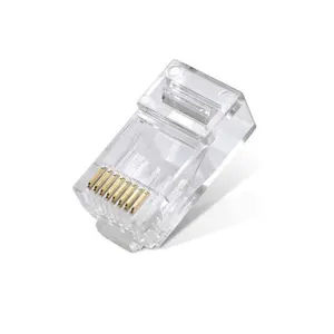 Conector hembra Ethernet 8p8c UTP Cat6 RJ45, enchufe RJ45, barato