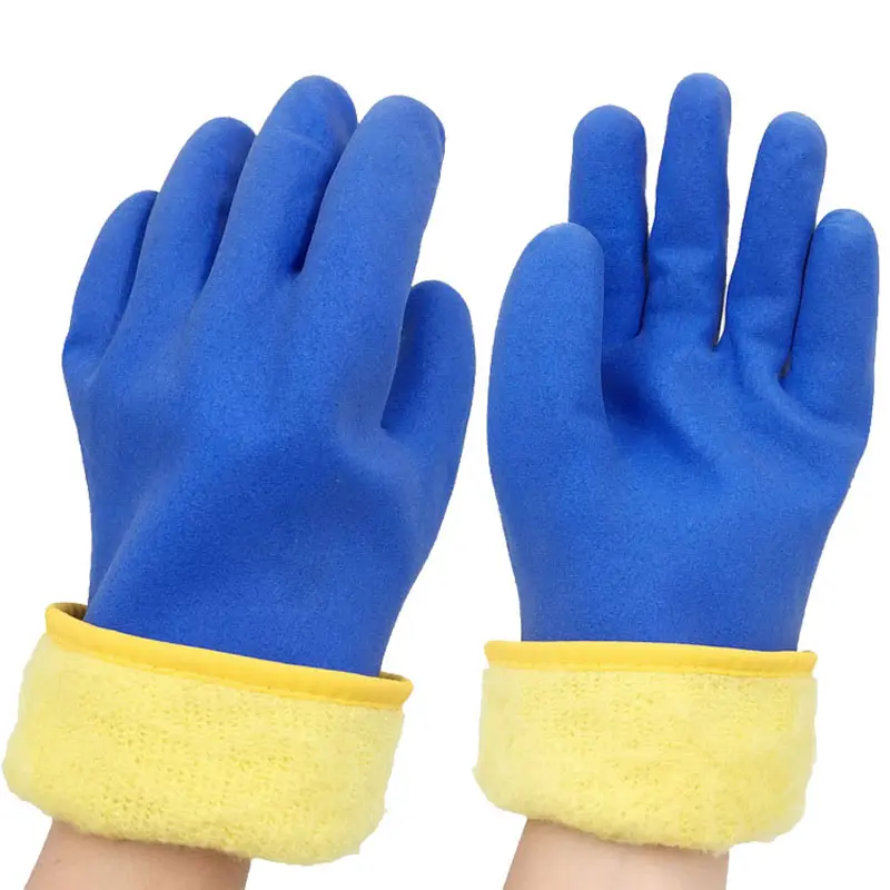 Guantes impermeables de PVC transpirables para el invierno