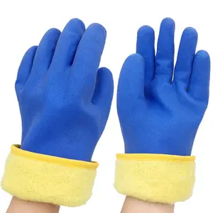 Gants d'hiver respirants en PVC, mousse imperméable, 12 pièces