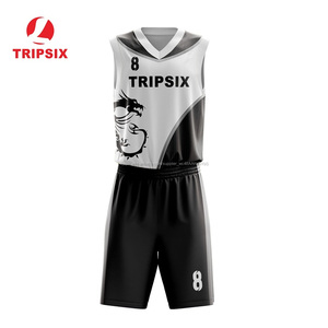black white riverシブルバスケットボールジャージnumbers - Product Image 5