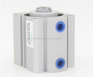 Gogo neumático mini cilindros de aleación de aluminio 16 mm diámetro 75 mm carrera aire cilindro doble efecto con vástago - Product Image 6