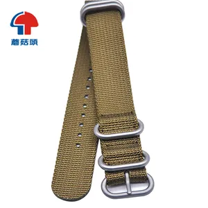 Cinturino per orologio alla moda con cinturino in Nylon di qualità con fettuccia di spessore 1.5mm di vendita calda