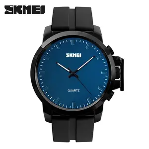 Skmei Trending Producten Mannen Business Eenvoudige Dial Siliconen/Lederen Japan Ctz Quartz 30M Waterdichte Sport Skmei Horloge