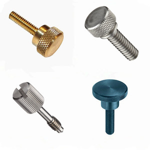 Metric Oxide Finish Oversized Head <strong>Thumb</strong> <strong>Screws</strong> Knurled Head Flat <strong>Point</strong> <strong>Screw</strong>