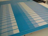 Plaque CTP (Plaque d'impression offset en aluminium positif de type « ordinateur vers plaque », épaisseur 0,15-0,30 mm, revêtement bleu)