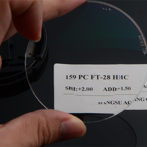 <span class=keywords><strong>Prix</strong></span> de gros 1.59 PC <span class=keywords><strong>polycarbonate</strong></span> HMC AR revêtement bifocales de surface plane lentille optique lentille ophtalmique - Product Image 2