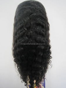 <span class=keywords><strong>Alibaba</strong></span> Express, superventas, pelo natural alineado con cutícula, cabello virgen ondulado español, cabello humano malayo, peluca completa de encaje - Product Image 4