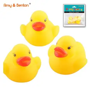 促销动物夏季玩具黄色橡胶鸭