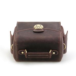 Tiding Video <strong>Camera</strong> <strong>Bag</strong> Dslr <strong>Bag</strong> Case for <strong>Camera</strong> Vintage Style Real Leather Genuine Crazy Horse Leather <strong>Messenger</strong> <strong>Camera</strong> <strong>Bag</strong> - Product Image 4
