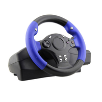 Volant de course en aluminium C-STAR NS-9812 pour jeux PC avec moteur de vibration pour Euro Truck Simulator 2