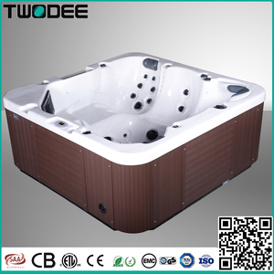 Mode rectangle acrylique 5 personnes deluxe <span class=keywords><strong>spa</strong></span> extérieur massage whirlpool <span class=keywords><strong>deux</strong></span> salon bain <span class=keywords><strong>à</strong></span> remous - Product Image 2