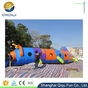 Géant coloré gonflable obstacle <span class=keywords><strong>cours</strong></span> Chenille <span class=keywords><strong>de</strong></span> <span class=keywords><strong>bande</strong></span> <span class=keywords><strong>dessinée</strong></span> pour enfants - Product Image 2