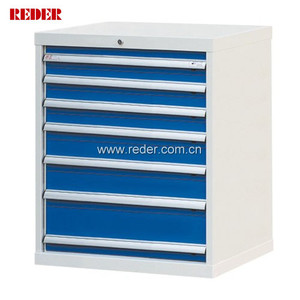 ورشة عمل كراج معدني من الفولاذ ، تخزين 7 أدراج مستعملة من الفولاذ ، متينة معدنية كبيرة - Product Image 1