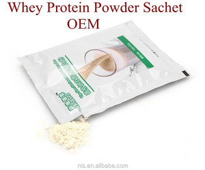 Sachet Protein Whey Collagen Kustom untuk Membangun Otot, Menambah Berat Badan Produk Bubuk Protein Whey Otot