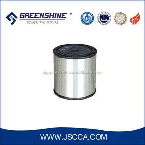 Magnezyum tel Aluminio 5154 fabrika tedarikçisi iyi fiyat alüminyum alaşım gümüş GC ISO katı bakır kaplı alüminyum tel çıplak 10%