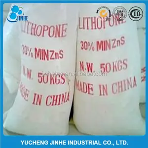 Lithopone un pigment blanc composé d'un mélange de sulfure de zinc oxyde de zinc et sulfate de baryum
