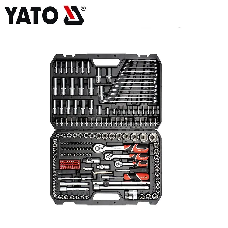 YATO yüksek sınıf 215 adet araba tamir el alet takımı lokma seti YT-38841