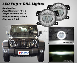 20 w de alta potencia de reemplazo directo de halo anillo cre e niebla DRL de la lámpara para jeep wrangler, Grand Cherokee - Product Image 1